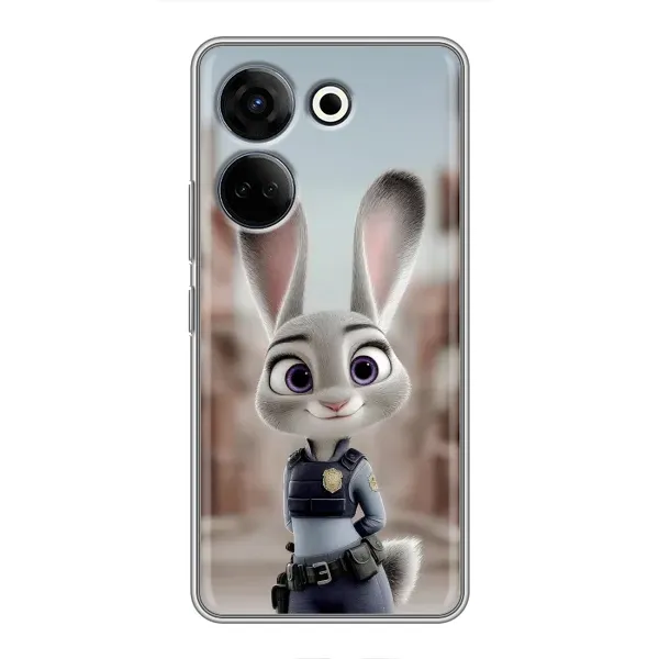Чохол з принтом «Офіцер Джуді Гопс» для TECNO Camon 20 Pro Чохол з принтом «Офіцер Джуді Гопс» для TECNO Camon 20 Pro