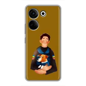 Чехлы с картинкой собаки Патрон для Tecno Camon 20 Pro (AlphaPrint) (ЗСУ Патрон)