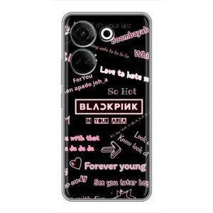 Чехол с музыкальной группой для Tecno Camon 20 (BLACKPINK)