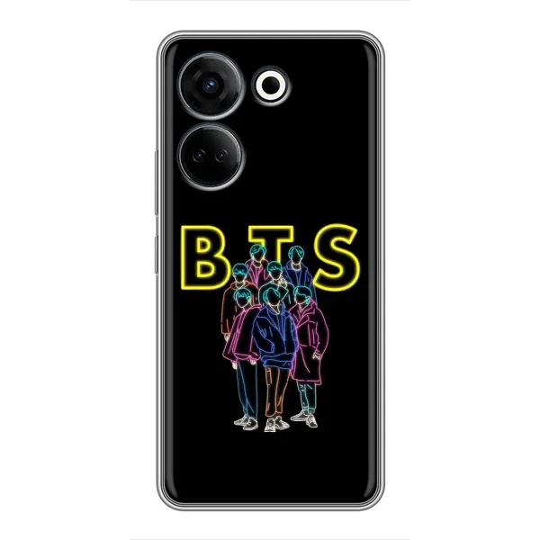 Чехол с принтом «BTS стайл» для TECNO Camon 20 Чехол с принтом «BTS стайл» для TECNO Camon 20