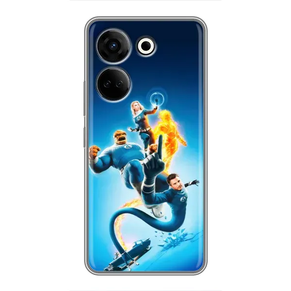 Чохол з принтом «Герої Фантастична Четвірка» для TECNO Camon 20