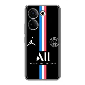Чохли PSG для Tecno Camon 20 (AlphaPrint) (футболка ПСЖ)
