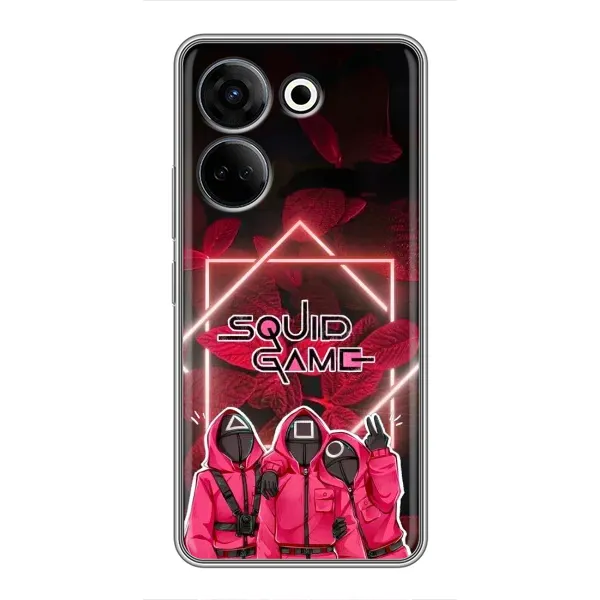 Чохол з принтом «Охоронці Гра кальмара» для TECNO Camon 20