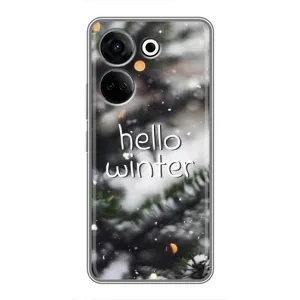 Новогодние, Праздничные Чехлы для Tecno Camon 20 - 2024 год (Hello winter)