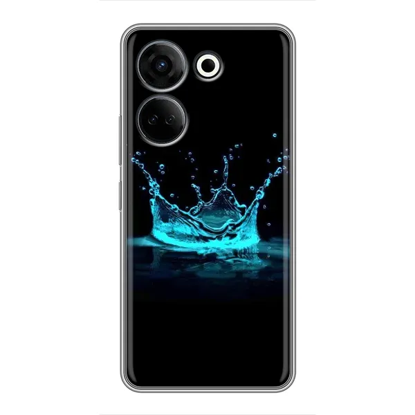 Чехол с принтом «Капля короны» для TECNO Camon 20