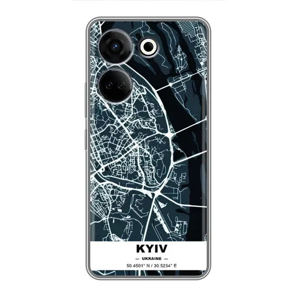 Чехол с принтом «Киев» для TECNO Camon 20