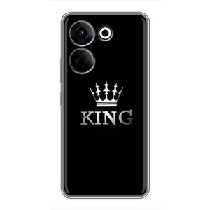 Чехол с Короной ТЕХНО Камон 20 - (AlphaPrint) (KING)