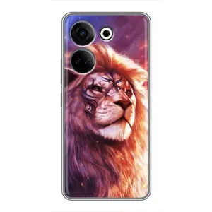 Чехол с принтом «Красочный Лев» для TECNO Camon 20