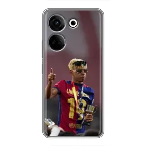 Чехол с футболистом Ламин Ямаль Tecno Camon 20 (Lamine Yamal)