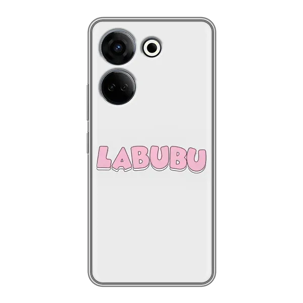 Чехол с принтом «Лого Лабубу» для TECNO Camon 20 Чехол с принтом «Лого Лабубу» для TECNO Camon 20