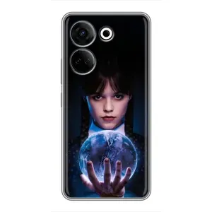 Чохол з дизайном Венздей 2 на Tecno Camon 20 (Магічна сфера Венздей)