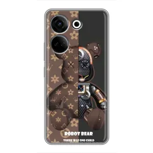 Круті Чохли Луі Віттон для Tecno Camon 20 (AlphaPrint) (Ведмідь Луі Вітон)
