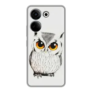 Чохол з пташками на Tecno Camon 20 (VPrint) (Мила Сова)