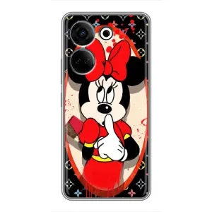 Чехол Disney Mouse Tecno Camon 20 (PREMIUMPrint) (Минни Маус ЛВ)