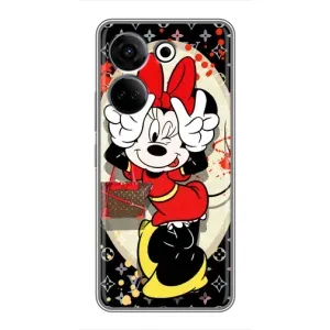 Чехол Disney Mouse Tecno Camon 20 (PREMIUMPrint) (Минни peace)
