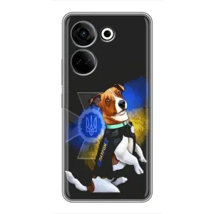 Чехлы с картинкой собаки Патрон для Tecno Camon 20 (AlphaPrint) (Патрон собачка)
