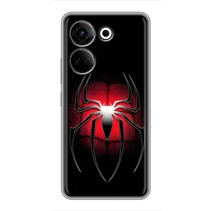 Чохол з людиною павуком для Tecno Camon 20 - (AlphaPrint) (Паук марвел)