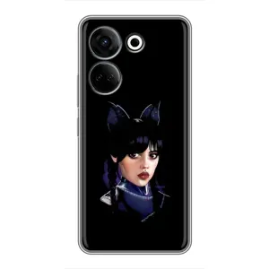 Чохли Венсдей на Tecno Camon 20 Уенсдей (AlphaPrint)