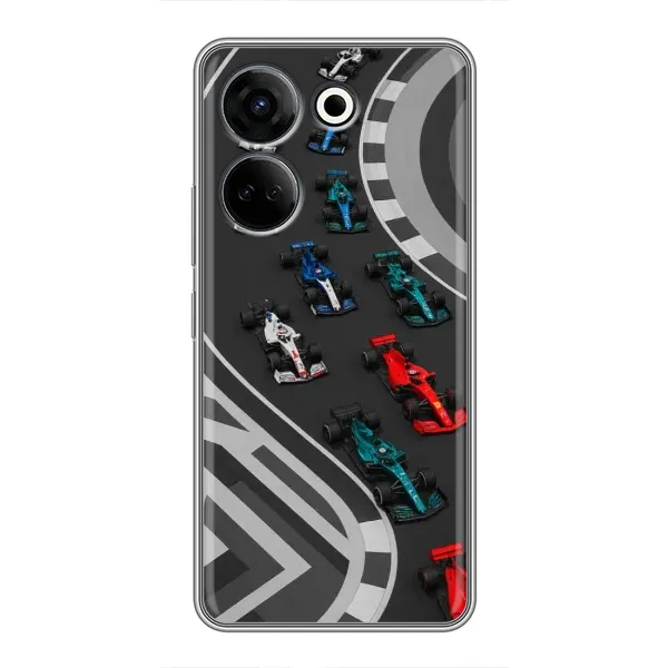 Чохол з принтом «Траса Ф1» для TECNO Camon 20