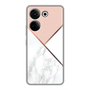 Мраморний чехол на Tecno Camon 20 (VPrint) (Тройний мрамор)