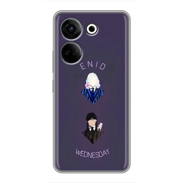 Чохол з принтом «Венздей і подруга» для TECNO Camon 20