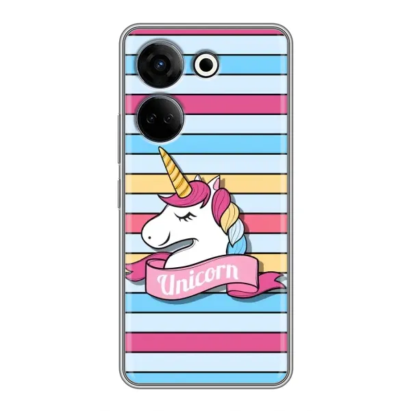 Чохол з принтом «Unicorn» для TECNO Camon 20