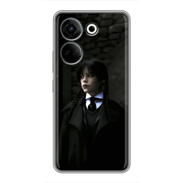 Чохол з принтом «Темний стиль Венздей» для TECNO Camon 20 Чохол з принтом «Темний стиль Венздей» для TECNO Camon 20