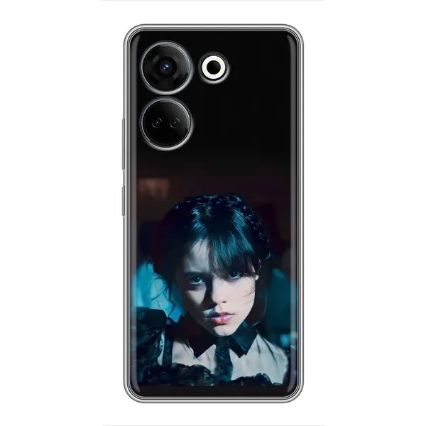 Чохол з принтом «погляд Венздей» для TECNO Camon 20