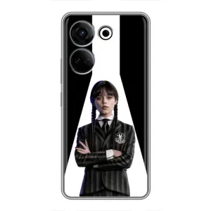 Чохли Венсдей на Tecno Camon 20 Уенсдей (AlphaPrint) (W-Wednesday)