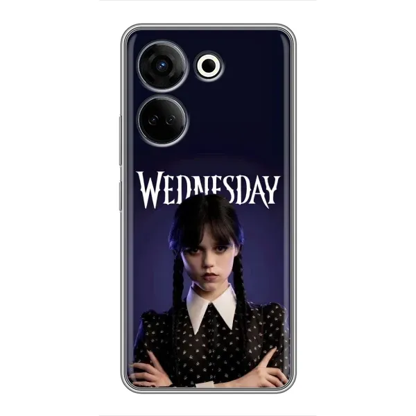 Чехол с принтом «Wednesday» для TECNO Camon 20