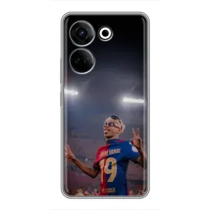 Чехол с футболистом Ламин Ямаль Tecno Camon 20 (Ямаль на стадионе)