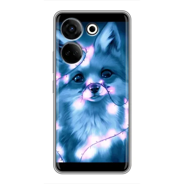 Чохол з принтом «Яскрава лисичка» для TECNO Camon 20