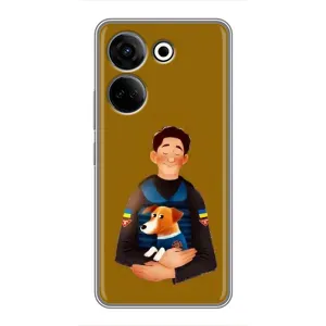 Чехлы с картинкой собаки Патрон для Tecno Camon 20 (AlphaPrint) (ЗСУ Патрон)