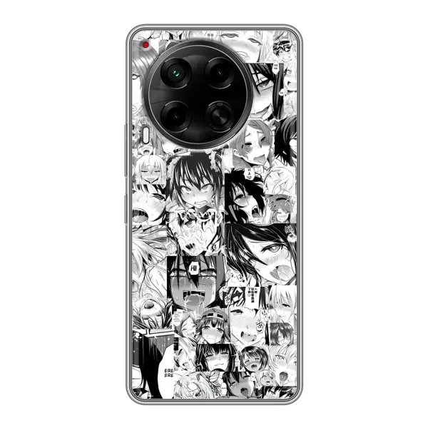 Чехол с принтом «Ahegao manga» для TECNO Camon 30 (CL6)