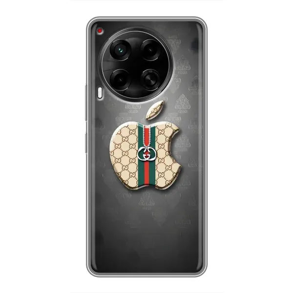 Чехол с принтом «Apple gucci» для TECNO Camon 30 (CL6) Чехол с принтом «Apple gucci» для TECNO Camon 30 (CL6)