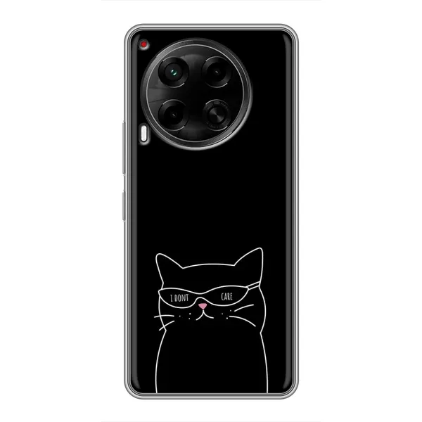 Чехол с принтом «Равнодушный кот» для TECNO Camon 30 (CL6) Чехол с принтом «Равнодушный кот» для TECNO Camon 30 (CL6)