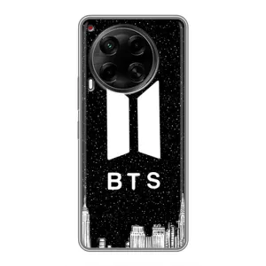 Чехлы BTS для Tecno Camon 30 (CL6) (AlphaPrint) (БТС Лого)
