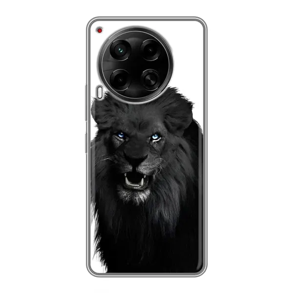 Чехол с принтом «Черный ЛЕВ» для TECNO Camon 30 (CL6)