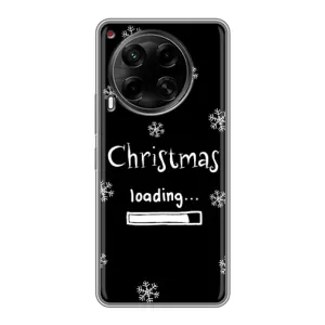 Рождественские, Праздничные Чехлы для Техно Камон 30 (Christmas loading)