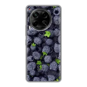 Чехлы с Фруктами для Tecno Camon 30 (CL6) (VPrint) (Ежевика)