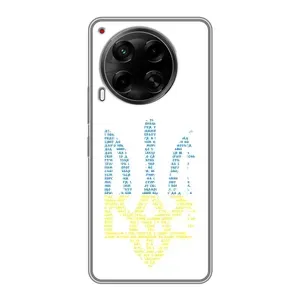Чохли для Tecno Camon 30 (CL6) Укр. Символіка (AlphaPrint) (Герб з букв)