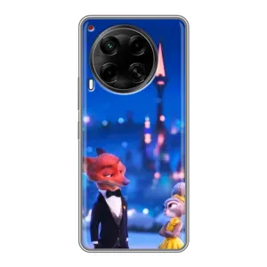 Чехол Зоотрополіс на Tecno Camon 30 (CL6) (Романтический вечер Зверополис)