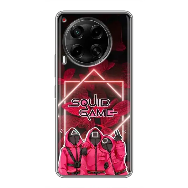 Чехол с принтом «Охранники Игра кальмара» для TECNO Camon 30 (CL6) Чехол с принтом «Охранники Игра кальмара» для TECNO Camon 30 (CL6)