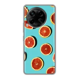Чехлы с Фруктами для Tecno Camon 30 (CL6) (VPrint) (Грейпфрут)