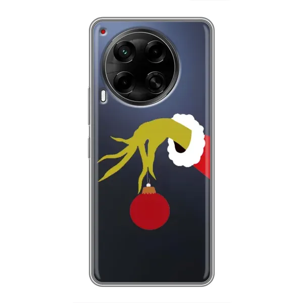 Чехол с принтом «Гринч с игрушкой» для TECNO Camon 30 (CL6) Чехол с принтом «Гринч с игрушкой» для TECNO Camon 30 (CL6)