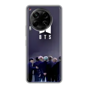 Чехлы BTS для Tecno Camon 30 (CL6) (AlphaPrint) (Группа BTS)