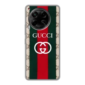 Чехлы ГУЧЧИ для Техно Камон 30 (AlphaPrint) (Gucci дизайн)