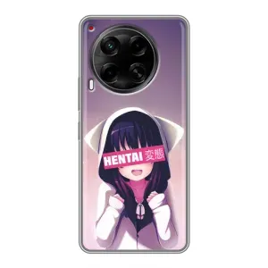 Чехлы Персонажи Аниме Наруто для Tecno Camon 30 (CL6) (AlphaPrint) (Hentai chan)