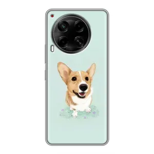 Чехлы с собаками для Tecno Camon 30 (CL6) (VPrint) (Корги)