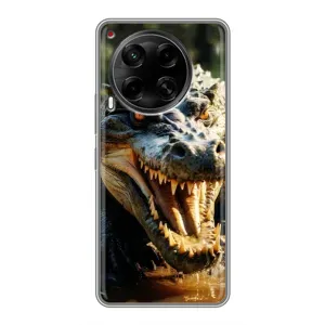 Чехол с принтом «Опасный крокодил» для TECNO Camon 30 (CL6)